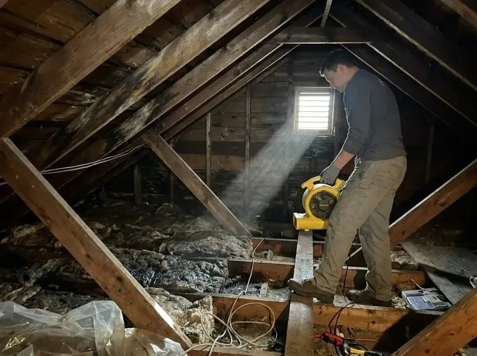 attic-water-damage-drying-proc-007 — frequently asked questions, Emergency Water Extraction & 24/7 Flood Response in Fulton,…